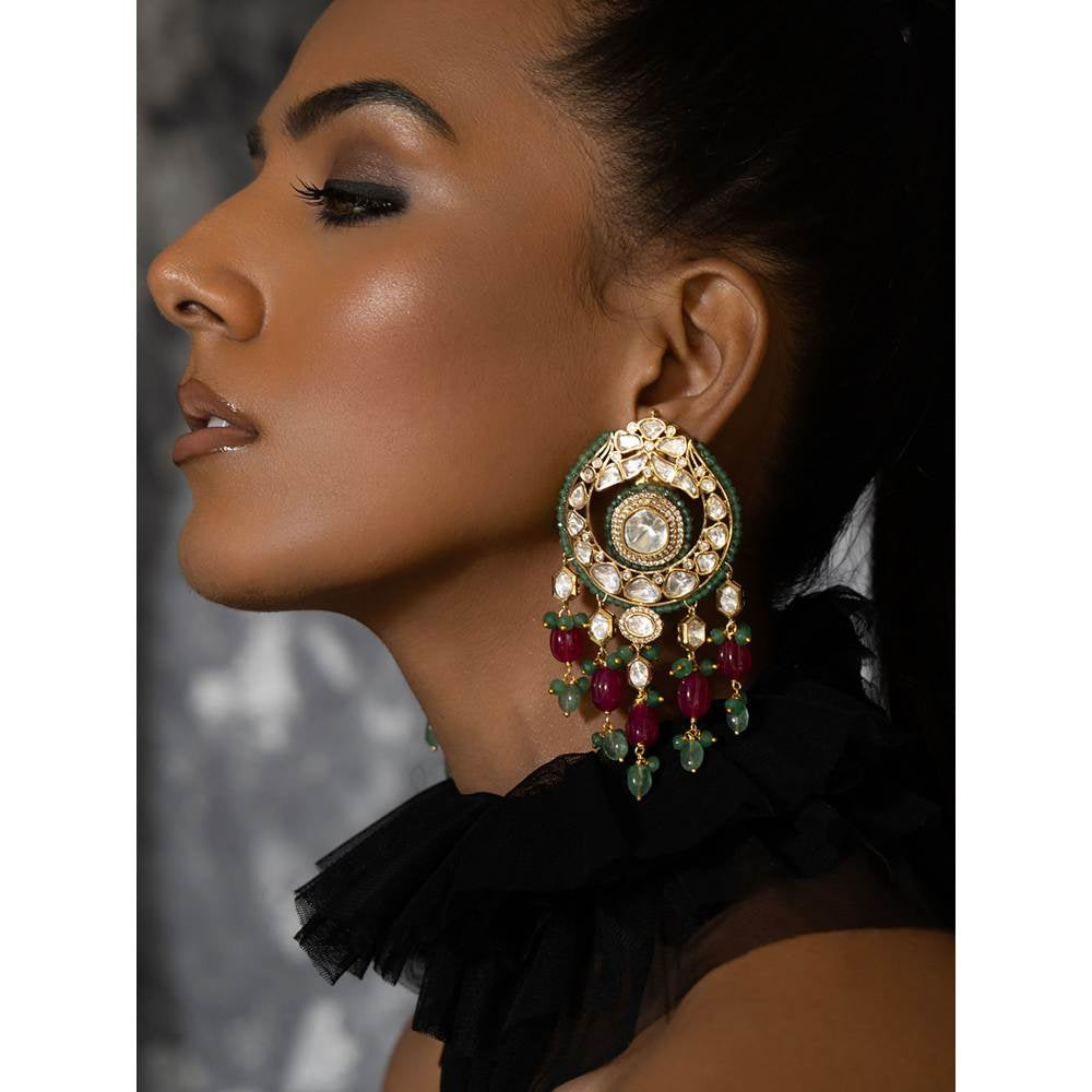 Buy Azai by Nykaa Fashion Statement Yellow & Gold Earrings Online